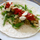 Recept: wrap met pesto en Italiaanse groenten